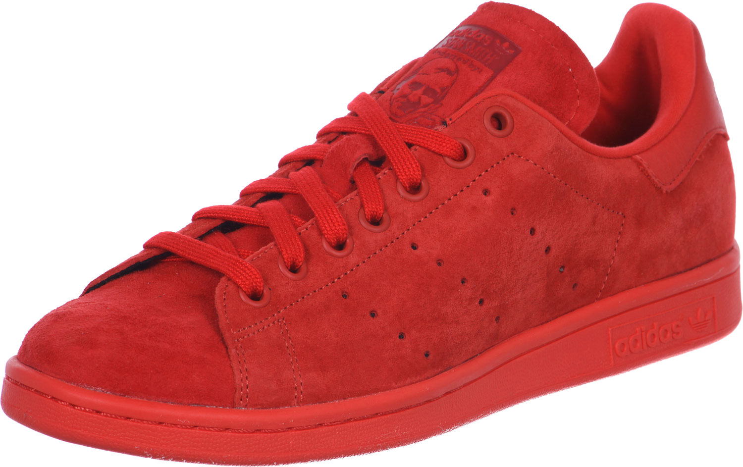 Stan smith velour rouge online