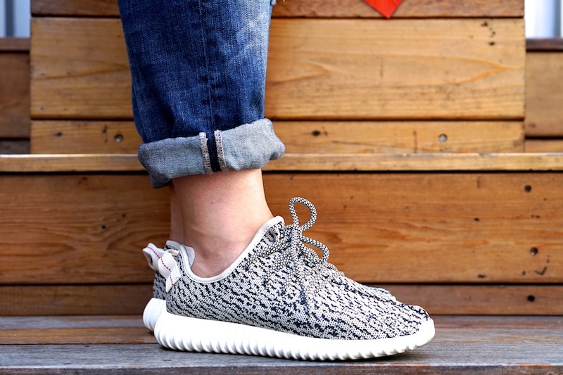 basket yeezy femme noir